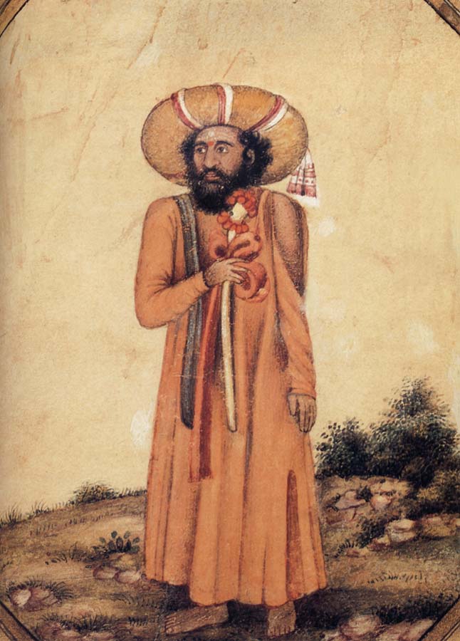 Devotee with Large Turban